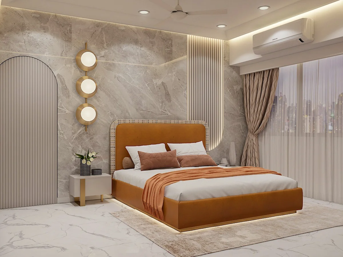 Bedroom colour combination for walls